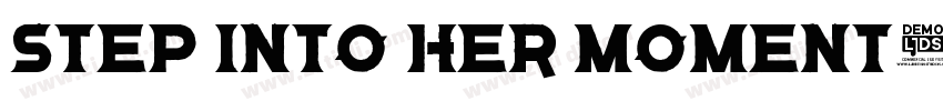 Step Into Her Moment字体转换